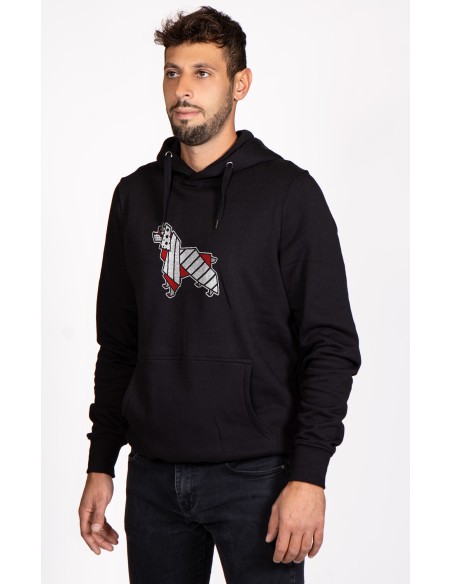 Felpa Con Cappuccio Uomo Pop Origami Springer Spaniel