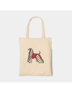Shopper Bag Borsa Pop Origami Afghan Hound 2