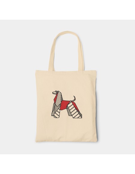 Shopper Bag Borsa Pop Origami Afghan Hound