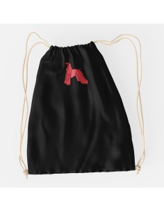 Drawstring Bag Sacca Minigami Afghan Hound 2