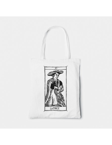 Shopper Bag Tarot De Marseille Bag La Force XI