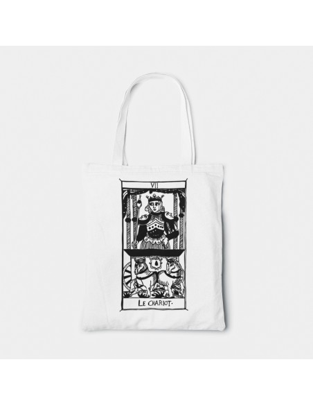 Shopper Bag Tarot De Marseille Bag Le Chariot VII