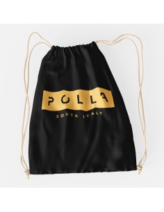 Drawstring Bag Sacca Polla Stampa Giallo 2