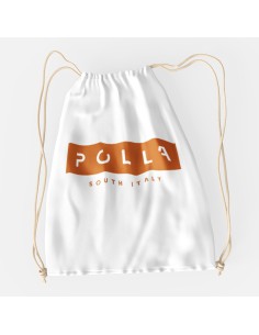 Drawstring Bag Sacca Polla Stampa Arancione 2