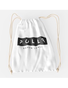 Drawstring Bag Sacca Polla Stampa Nero 2