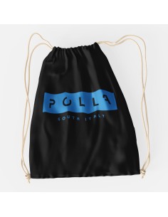 Drawstring Bag Sacca Polla Stampa Blu 2