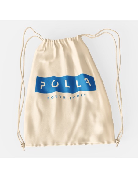 Drawstring Bag Bag Print Blue