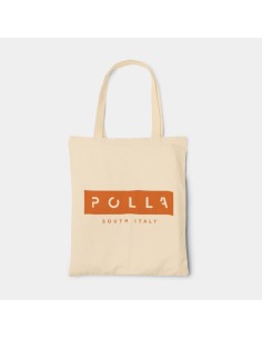 Shopper Bag Borsa Polla Stampa Arancione