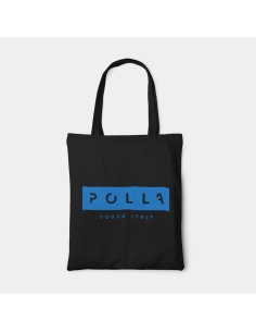 Shopper Bag Borsa Polla Stampa Blu 2