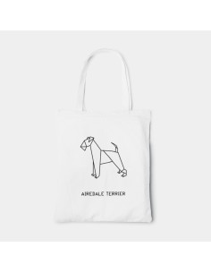 Shopper Bag Borsa Origami Airedale Terrier 2