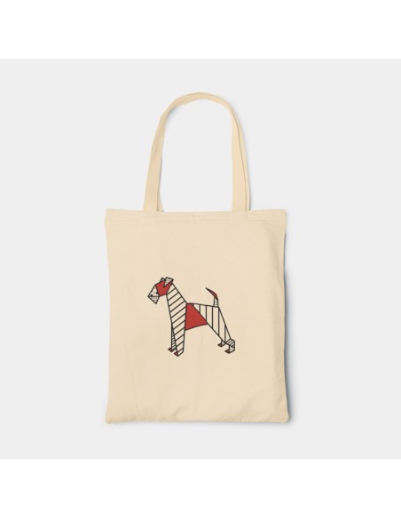 Shopper Bag Pop Bag Origami Airedale Terrier