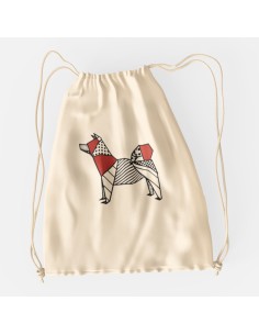 Drawstring Bag Sacca Pop Origami Akita 2