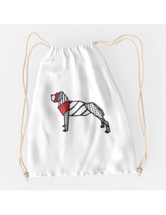 Drawstring Bag Sacca Pop Origami American Mastiff 2