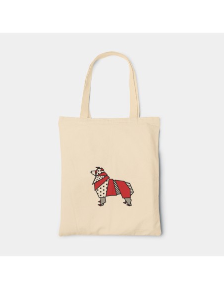 Shopper Bag Borsa Pop Origami Australian Shepherd