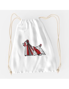 Drawstring Bag Sacca Pop Origami Australian Silky Terrier 2