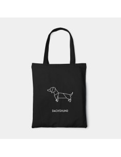 Shopper Bag Borsa Origami Dachshund 2