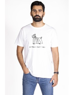 T-shirt Men's Origami Australian Silky Terrier 2