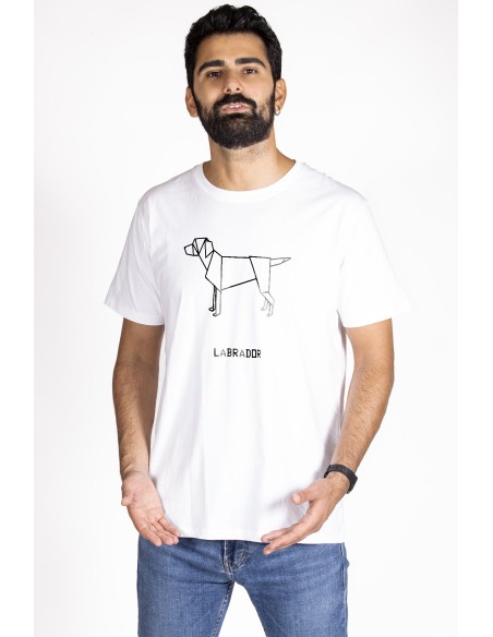 T-shirt Men's Origami Labrador