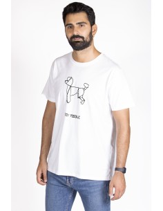 T-shirt Men's Origami Toy Poodle