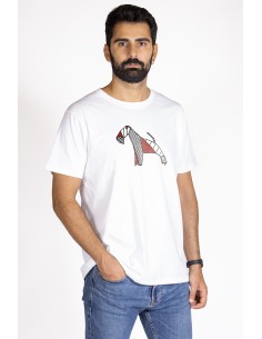 T-shirt Men's Pop Origami Fox Terrier 2