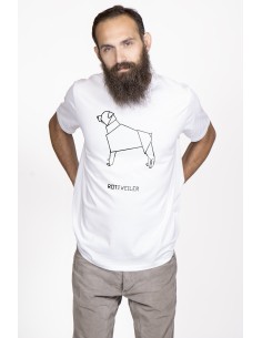 T-shirt Men's Origami Rottweiler