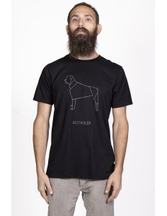 T-shirt Men's Origami Rottweiler 2