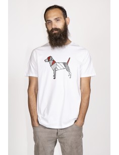 T-shirt Men's Pop Origami Jack Russell 2