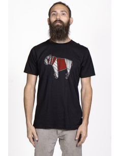 T-shirt Men's Pop Origami Bulldog