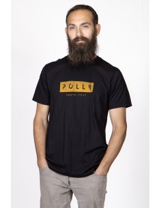 T-shirt Men's Polla Yellow Print 2