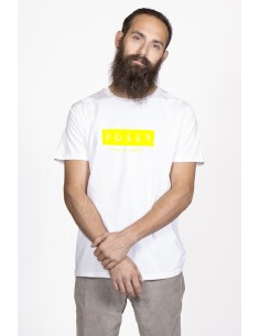 T-shirt Uomo Polla Stampa Giallo Fluo 2