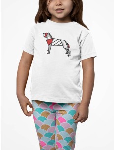 Kids Pop Origami American Mastiff T-Shirt