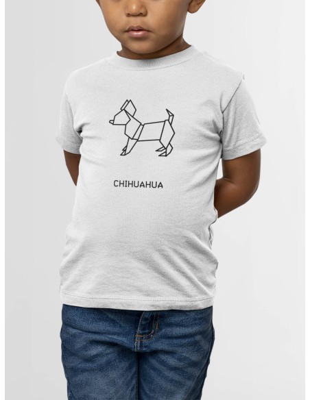 T-shirt Kids Origami Chihuahua