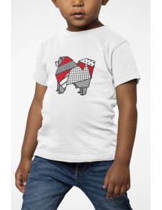 Kids Pop Origami Chow Chow T-Shirt