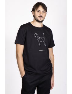T-shirt Men's Origami Beagle 2