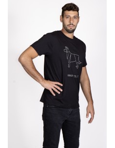 T-shirt Men's Origami Border Collie 2