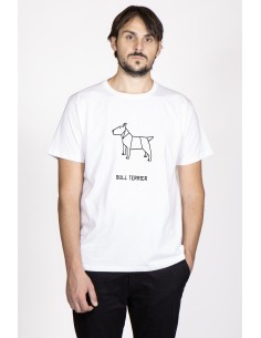 T-shirt Men's Origami Bull Terrier 2