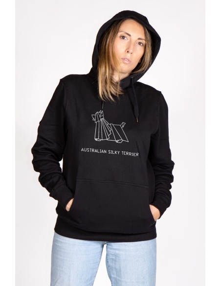 Origami Australian Silky Terrier Women's Hoodie