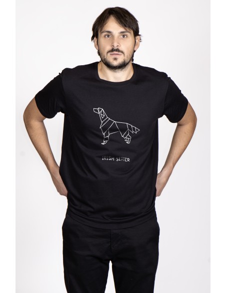 T-shirt Men's Origami Irish Setter