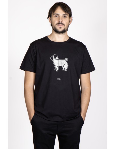 T-shirt Men's Origami Pug