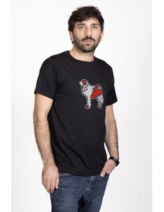 T-shirt Men's Pop Origami Tibetan Mastiff 2