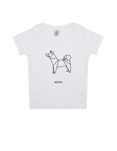 Baby Babies Origami Akita T-shirt