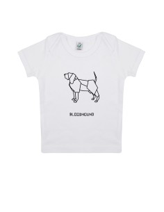 Baby Newborn Origami Bloodhound T-shirt