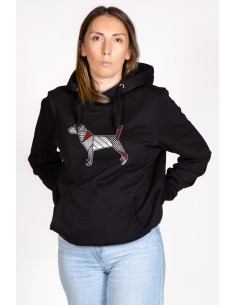 Pop Origami Jack Russell Women's Hooded Sweatshirt