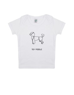 Baby Newborn Origami Toy Poodle T-shirt