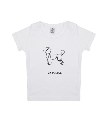 Baby Newborn Origami Toy Poodle T-shirt