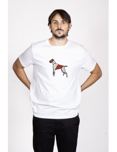 T-shirt Men's Pop Origami German Drahthaar 2