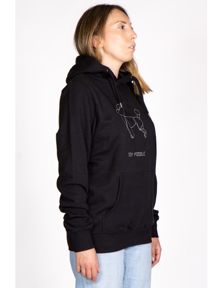 Felpa Con Cappuccio Donna Origami Toy Poodle