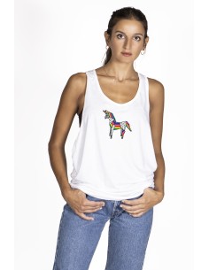 Woman's Origami Unicorn "Pride Unfolded" Tank Top 2