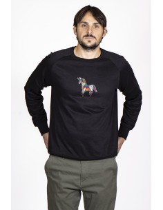 Men's Origami Unicorn "Pride Unfolded" Sweatshirt 2