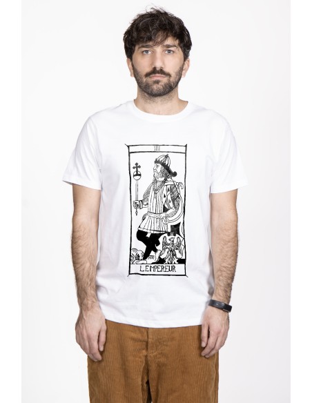 T-shirt  Uomo "Tarot De Marseille" Tarocchi di Marsiglia  L’empereur IV